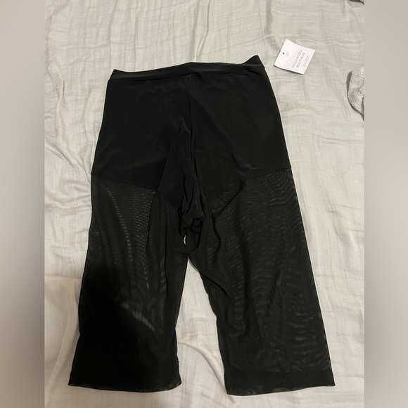 Half Mesh Biker Shorts - Picture 3 of 3